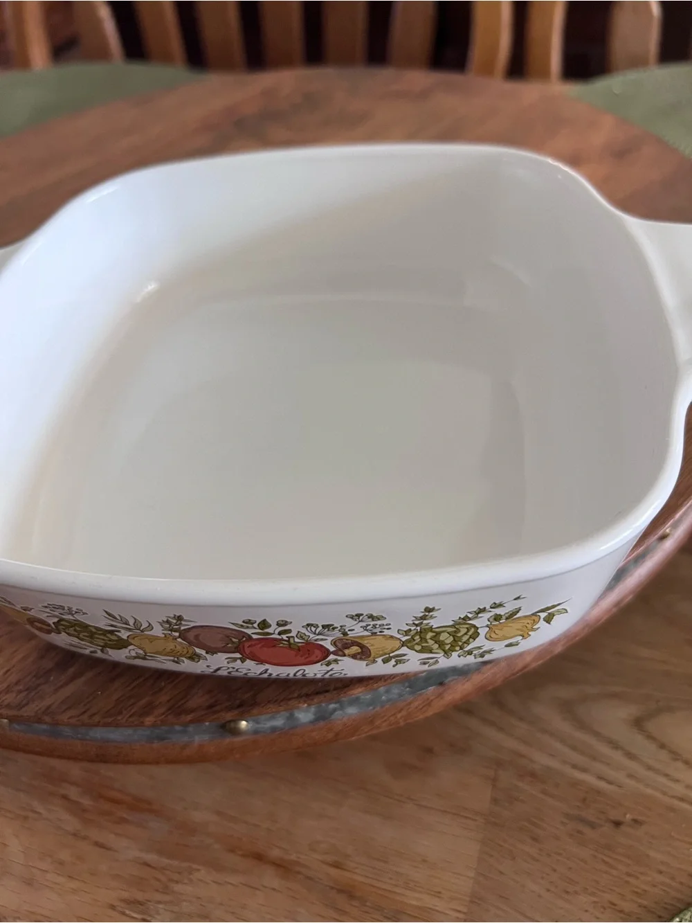 Corning Ware A-1-B L’Échalote Spice of Life 1 Quart Casserole With Lid